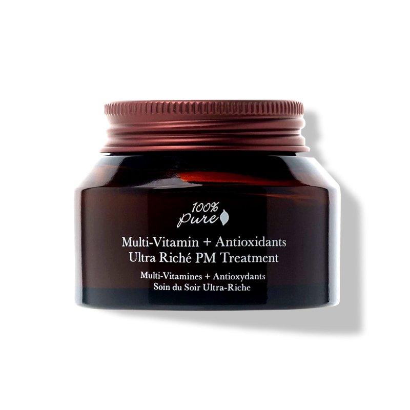 100% Pure Multi-vitamin + Antioxidants Ultra Riché Pm Treatment
