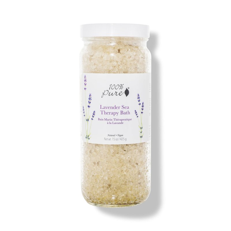 100% Pure Organic Lavender Sea Therapy Bath