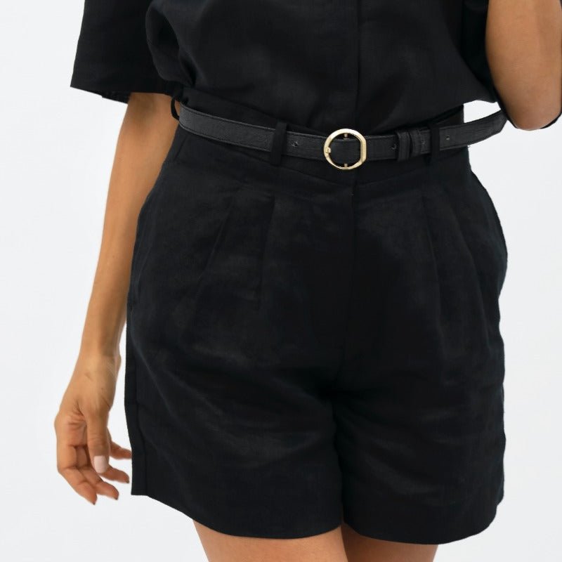 1 People French Riviera Nce Mom Shorts In Black