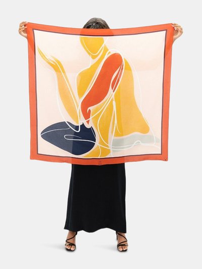 1 People Maya Angelou Le Grand Silk Scarf product