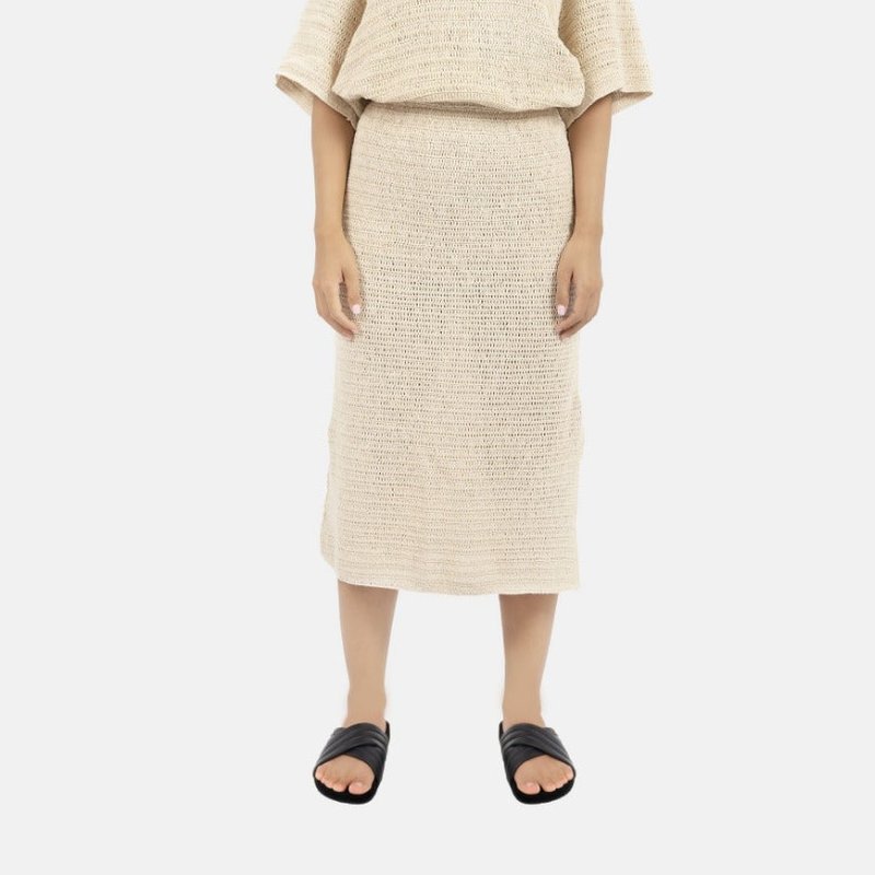 1 People Sedona Crochet Skirt In Brown