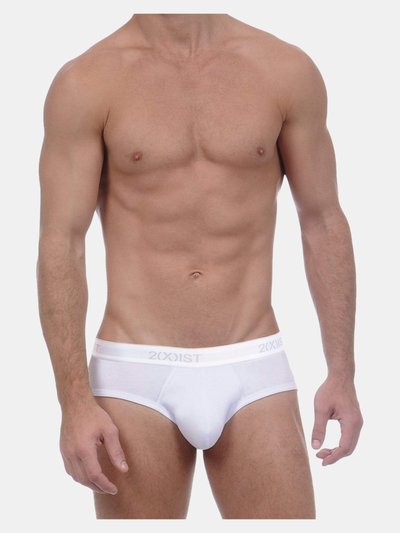 2(X)IST Essential Cotton No-Show Brief 3-Pack - White product