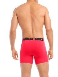 (X) Sport | 6" Boxer Brief 3-Pack - Electric Blue/Diva Pink/Electric Green