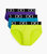 (X) Sport | No-Show Brief 3-Pack - Safety Yellow/Atomic Blue/Electric Purple - Safety Yellow/Atomic Blue/Electric Purple