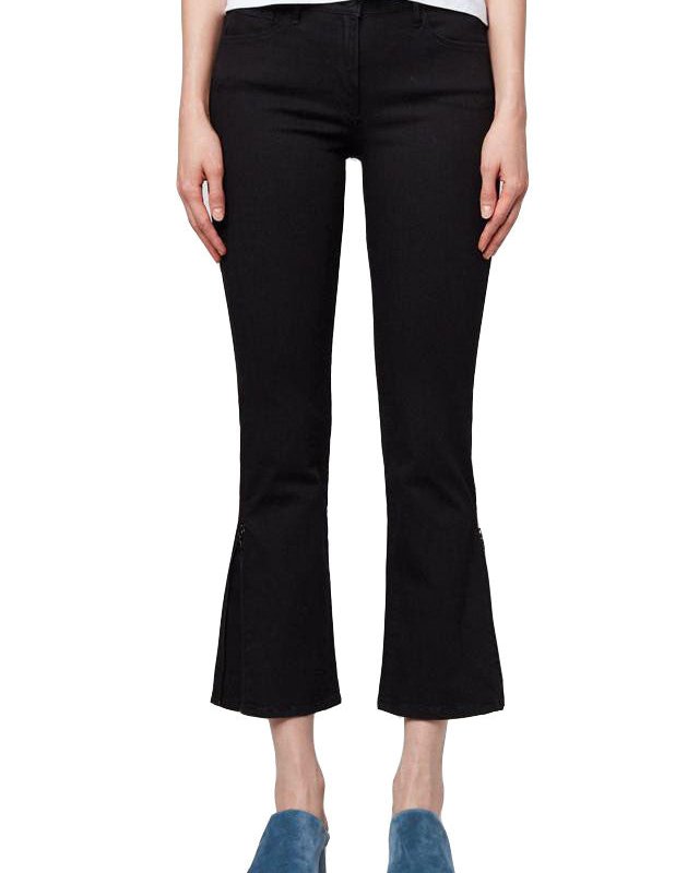 Shop 3x1 Women's W25 Midway Gusset Zipper Black Jeans