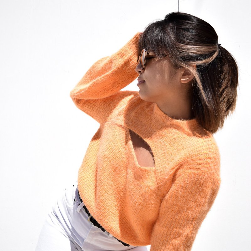 4si3nna Stefani Sweater In Orange