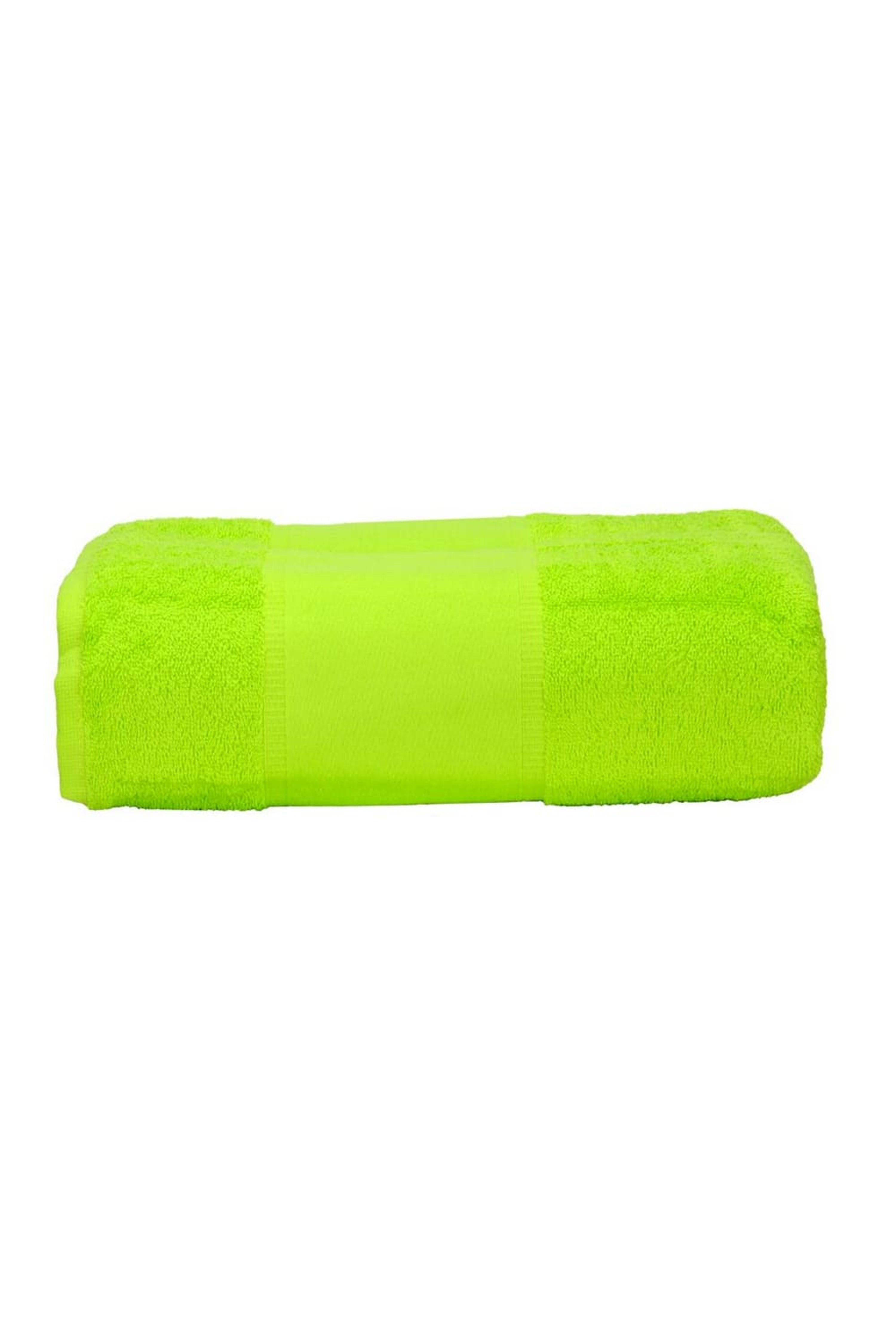 A&R TOWELS A&R TOWELS A&R TOWELS PRINT-ME BIG TOWEL (LIME GREEN) (ONE SIZE)