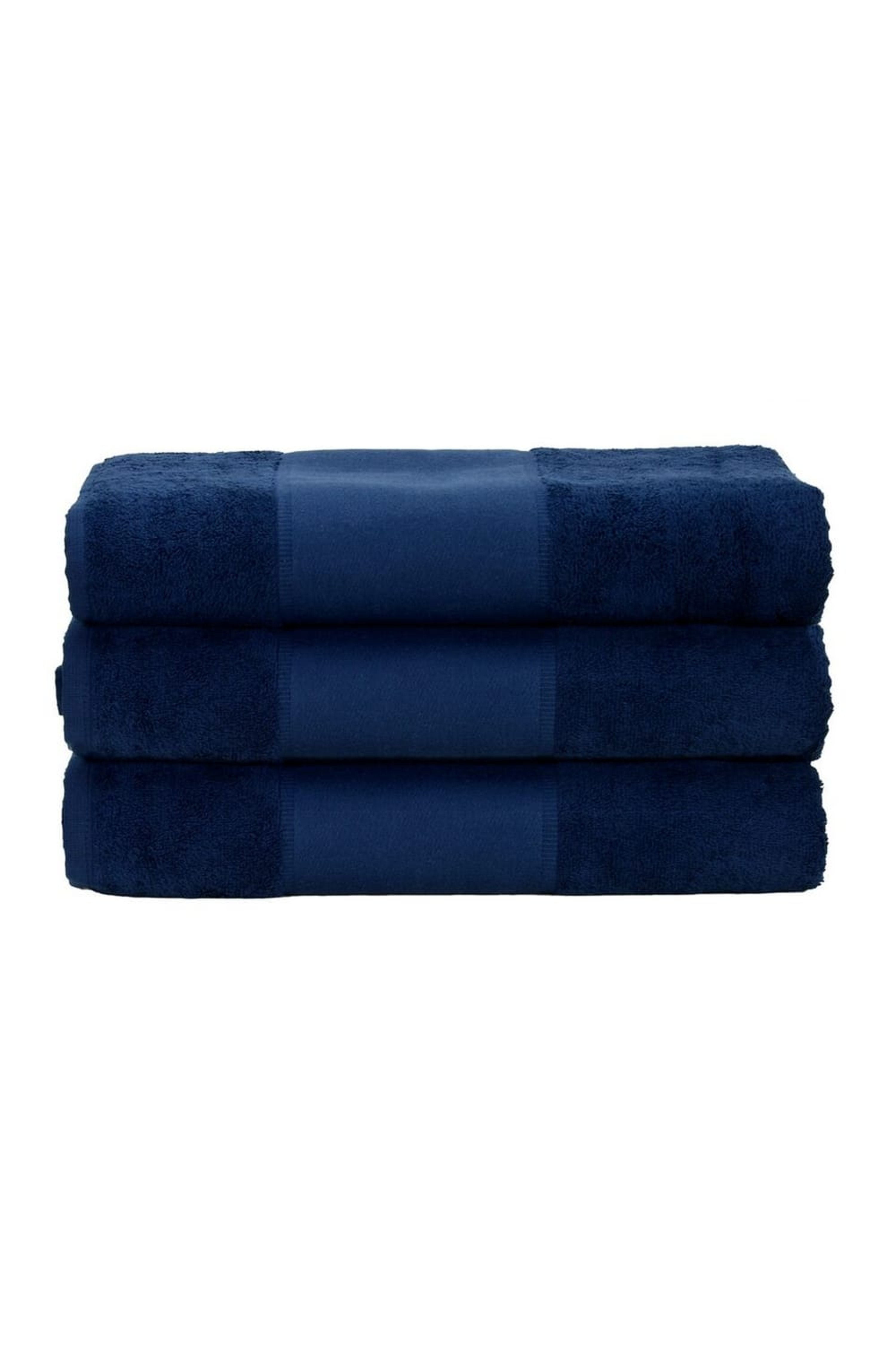 A&r Towels Print-me Hand Towel (french Navy) (one Size) In Blue