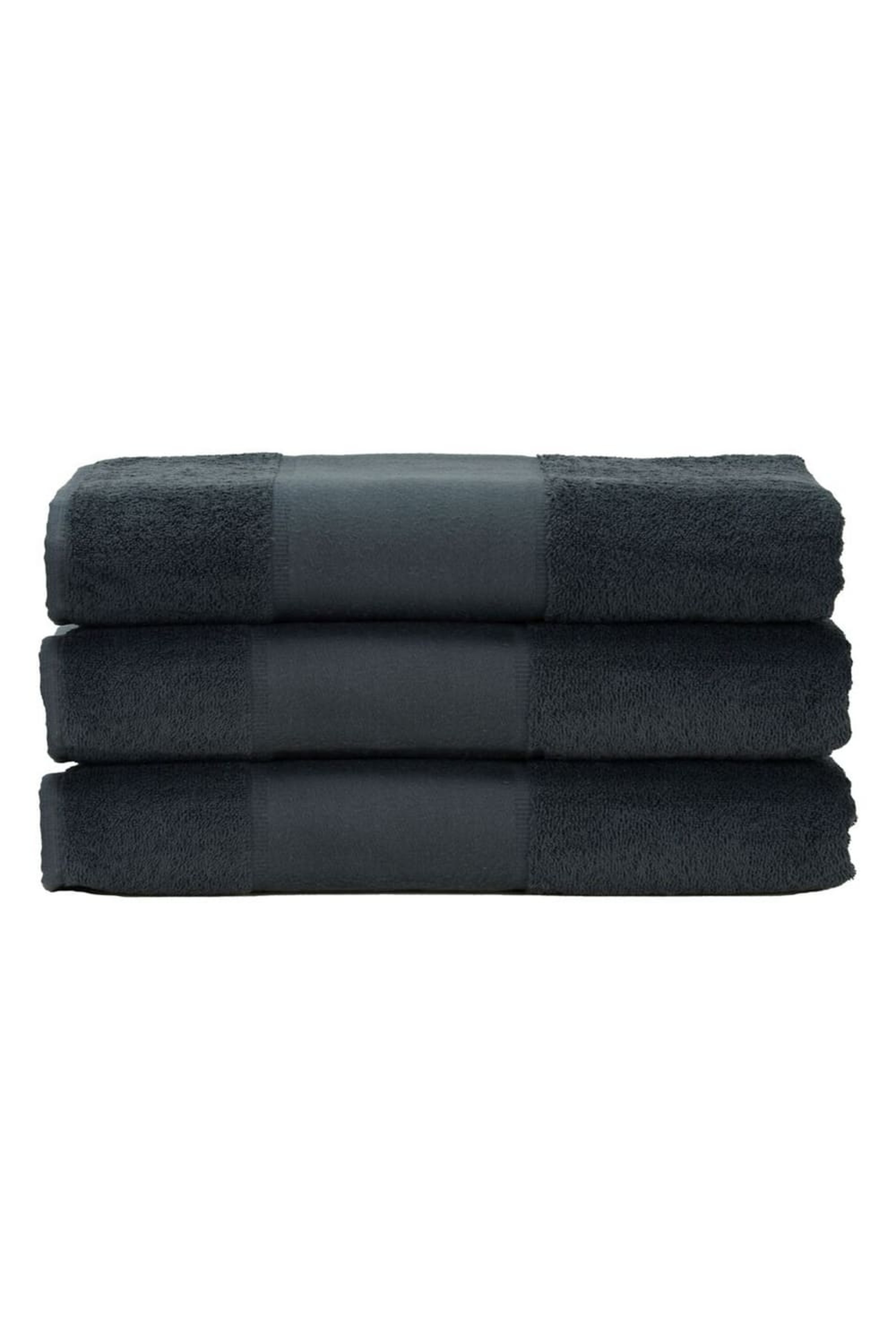 A&R TOWELS A&R TOWELS A&R TOWELS PRINT-ME HAND TOWEL (GRAPHITE) (ONE SIZE)