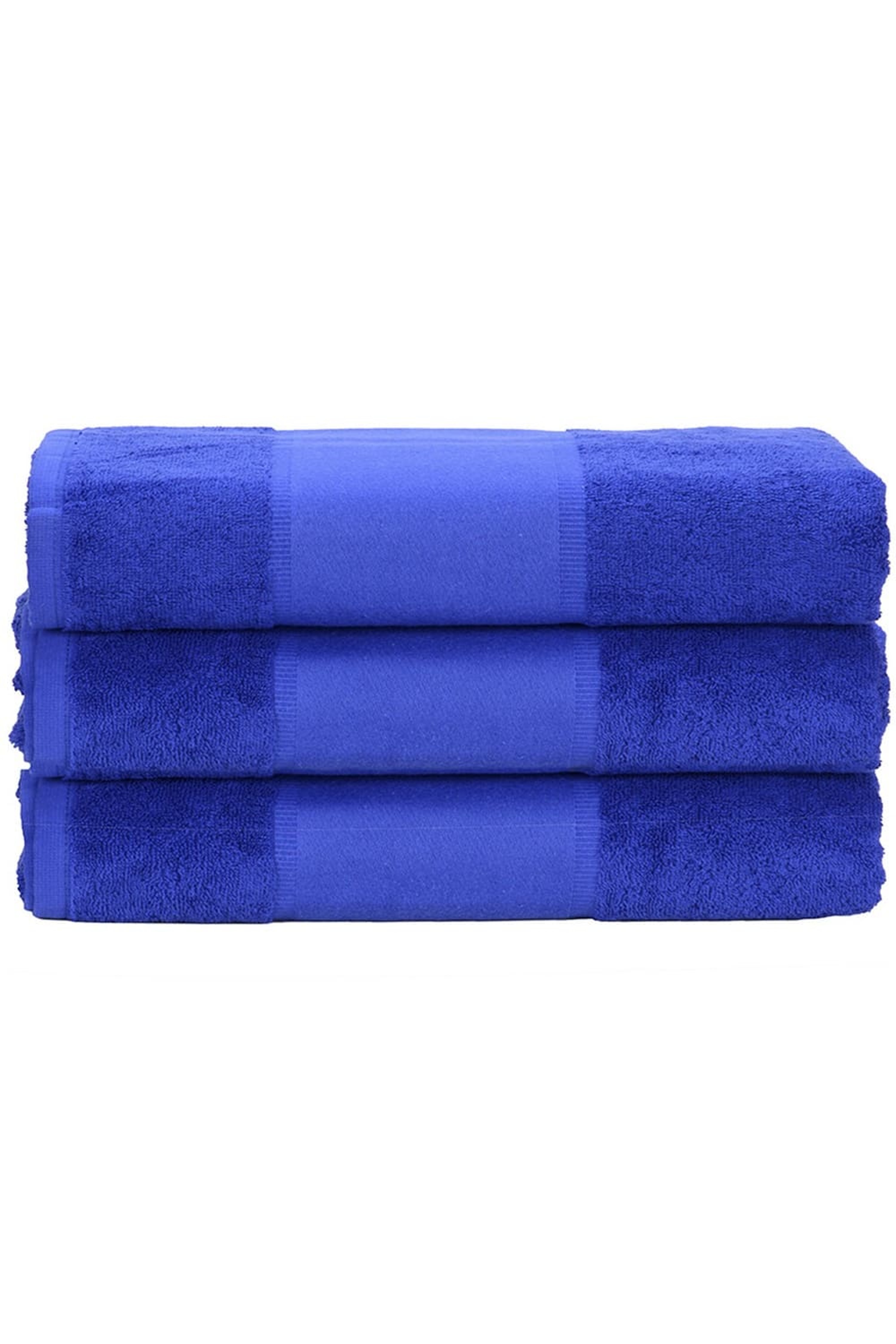 A&R TOWELS A&R TOWELS A&R TOWELS PRINT-ME HAND TOWEL (TRUE BLUE) (ONE SIZE)