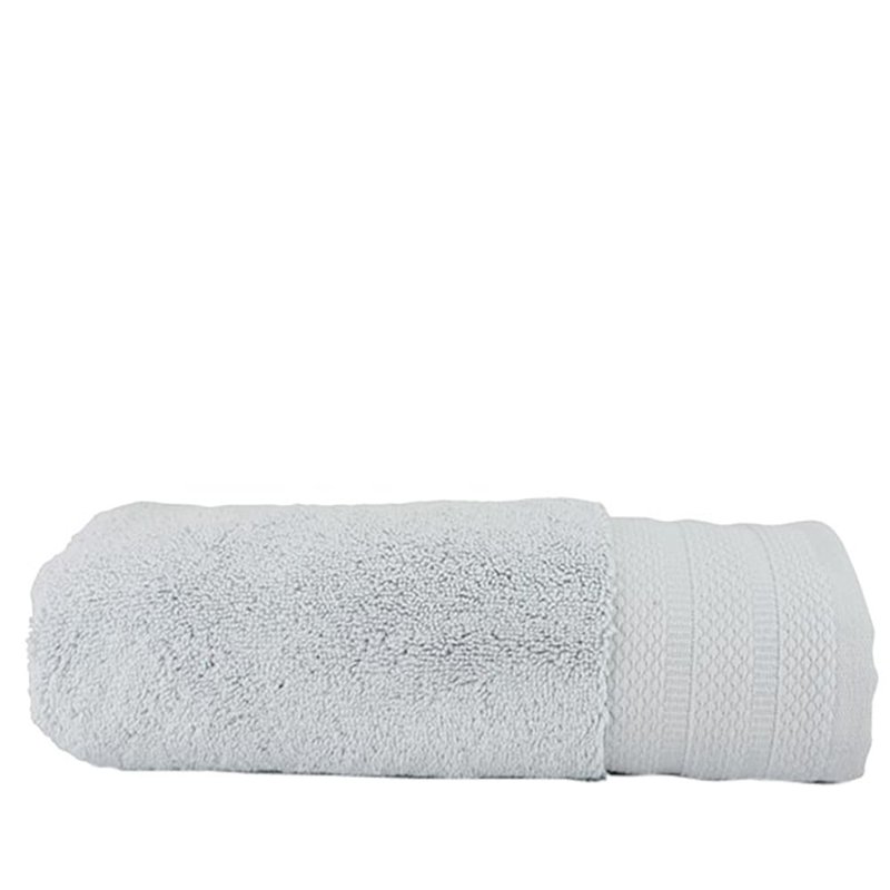 A&R TOWELS A&R TOWELS PURE LUXE HAND TOWEL (LIGHT GREY) (ONE SIZE)