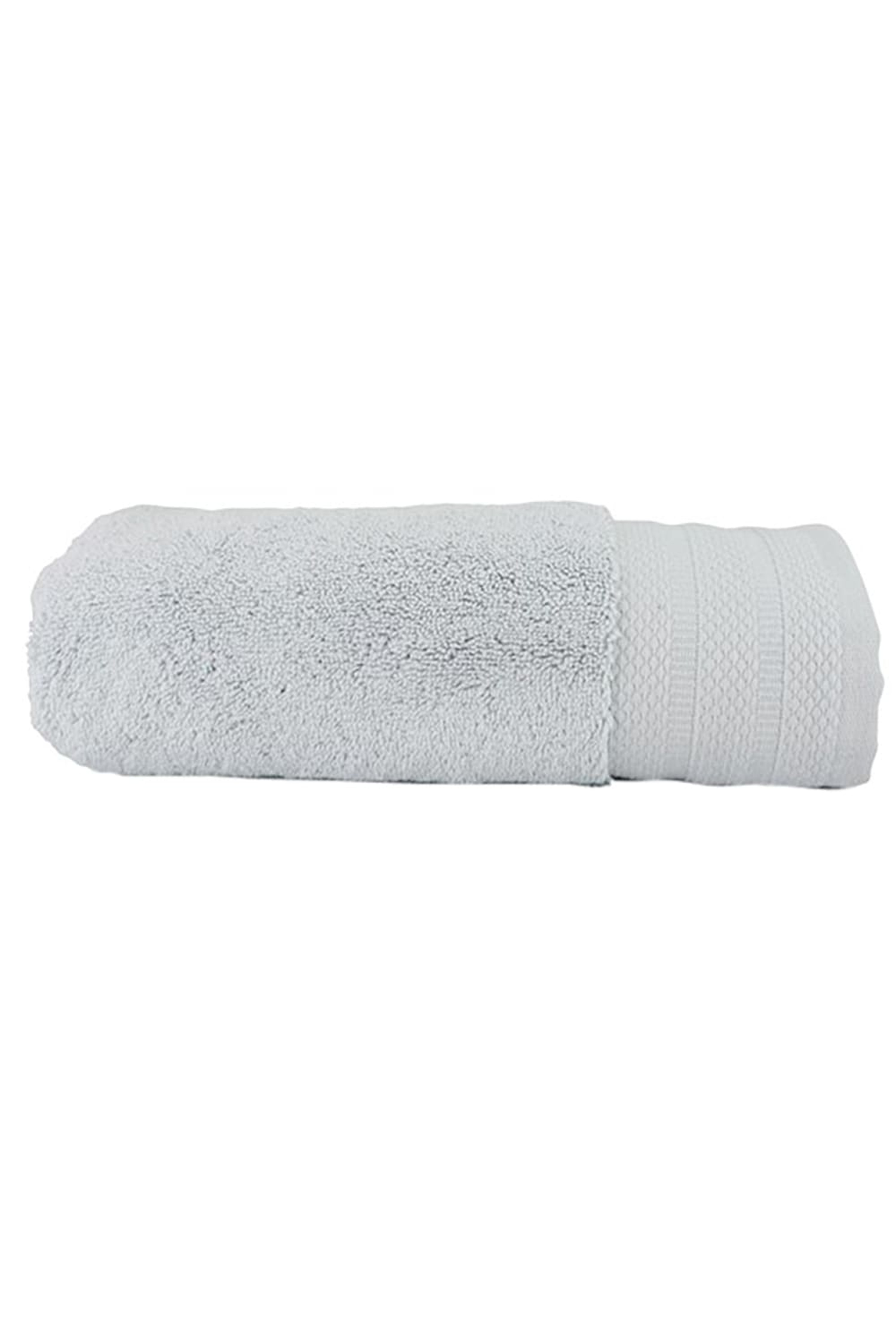 A&R TOWELS A&R TOWELS A&R TOWELS PURE LUXE HAND TOWEL (LIGHT GREY) (ONE SIZE)