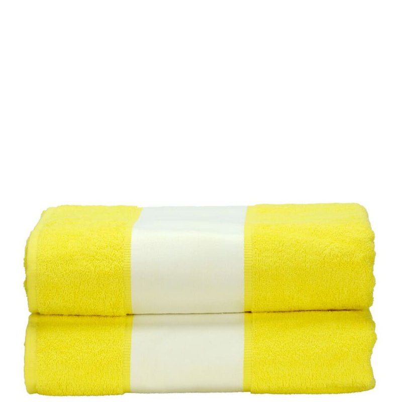 A&R TOWELS A&R TOWELS SUBLI-ME BATH TOWEL (BRIGHT YELLOW) (ONE SIZE)