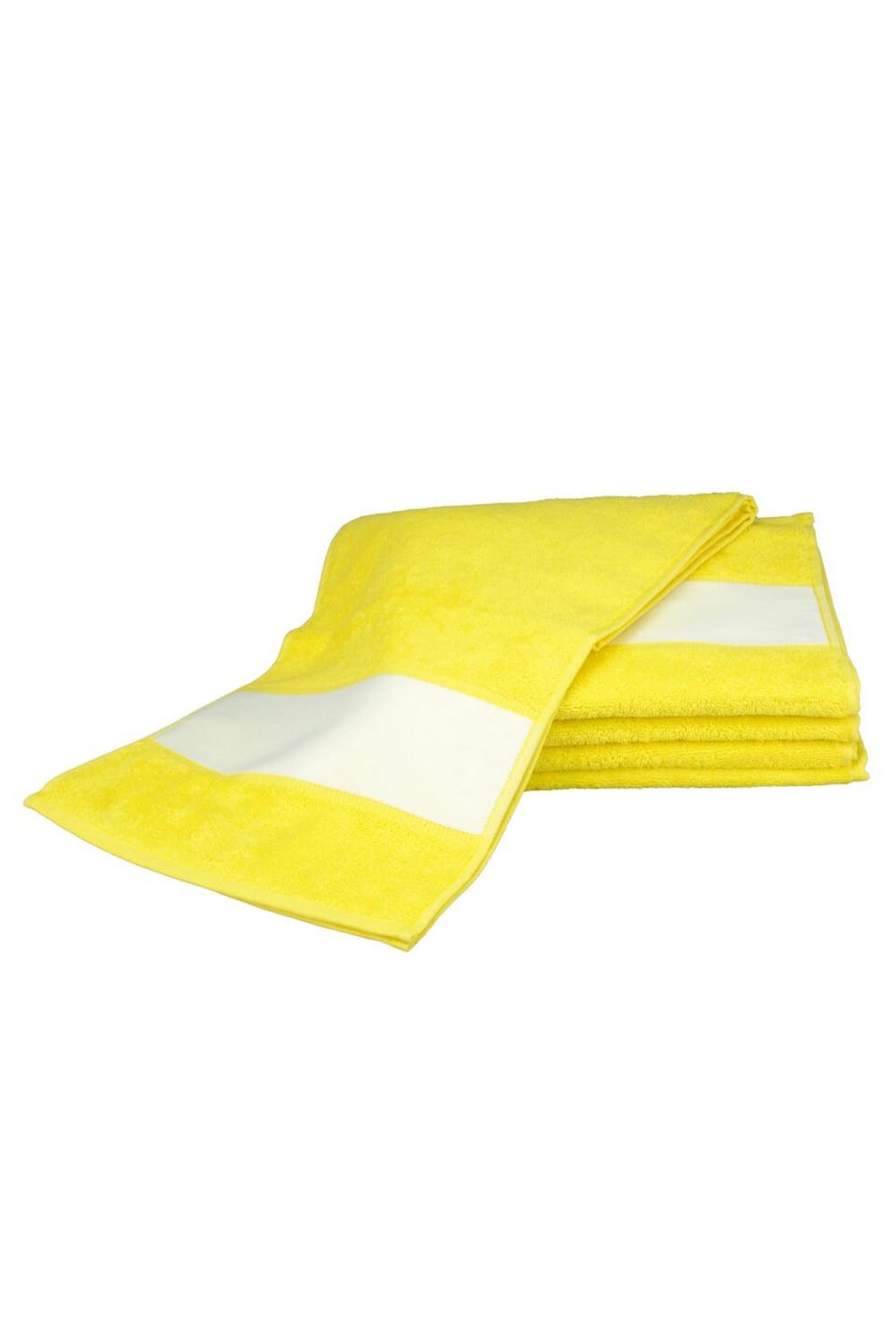 A&R TOWELS A&R TOWELS A&R TOWELS SUBLI-ME SPORT TOWEL (BRIGHT YELLOW) (ONE SIZE)