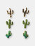 Cactus Stud Earring - Green