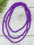 Deep Purple Crystal Beaded Necklace