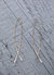 Fishtail Hammered Wire Earring