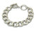 Silver Thick Metal Chain Toggle Bracelet
