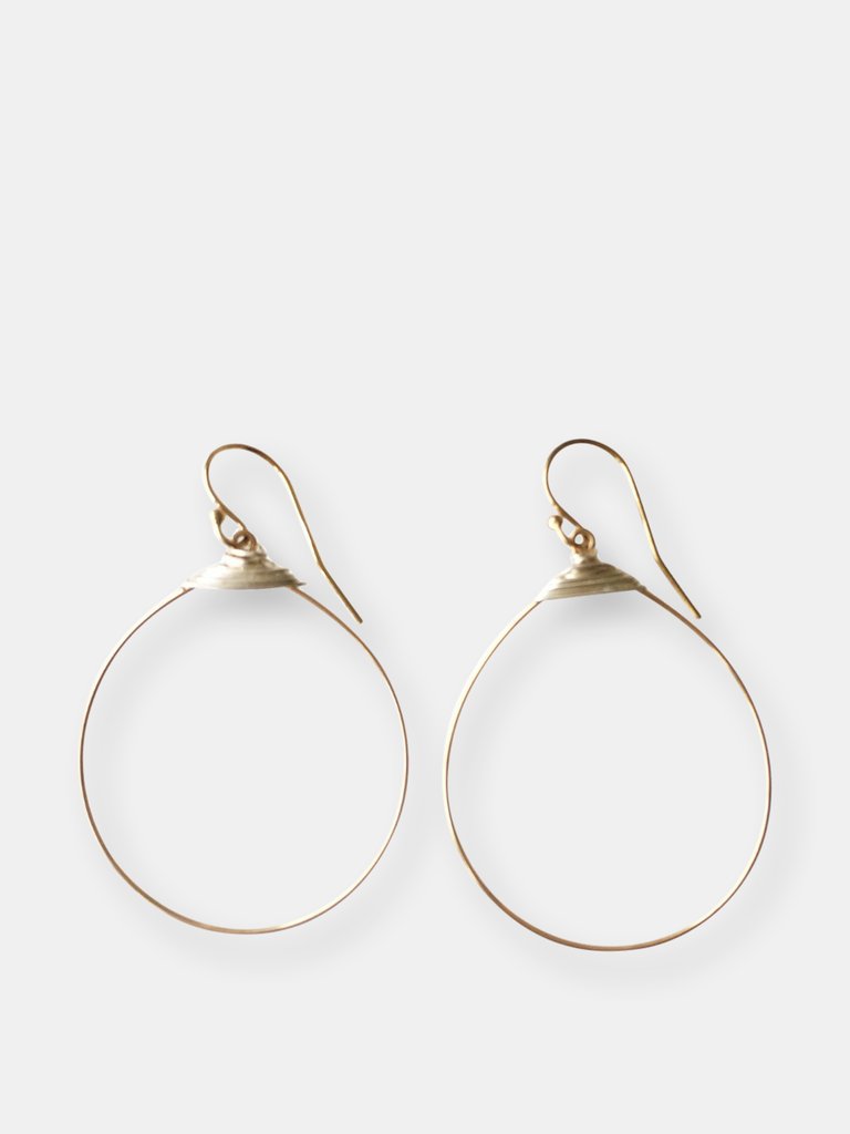 Small Featherweight Hoop Earring