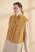High Neck Quilted Vest