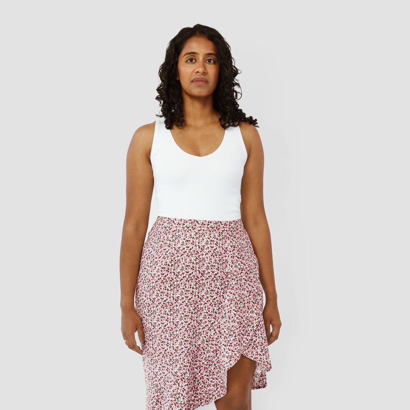 Shop Aam The Label The Cascade Skirt In Pink