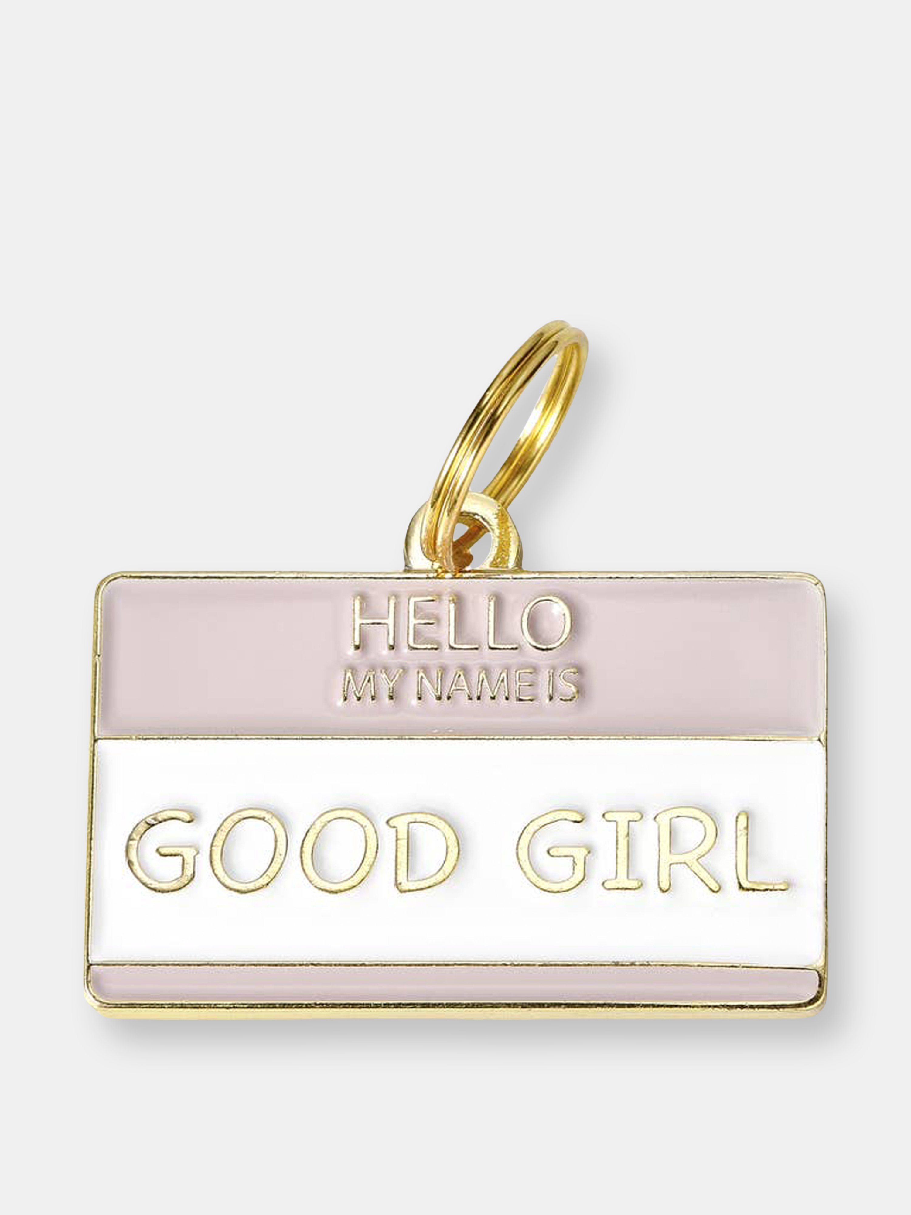 Aapetpeople 'good Girl' Pet Id Tag In Pink