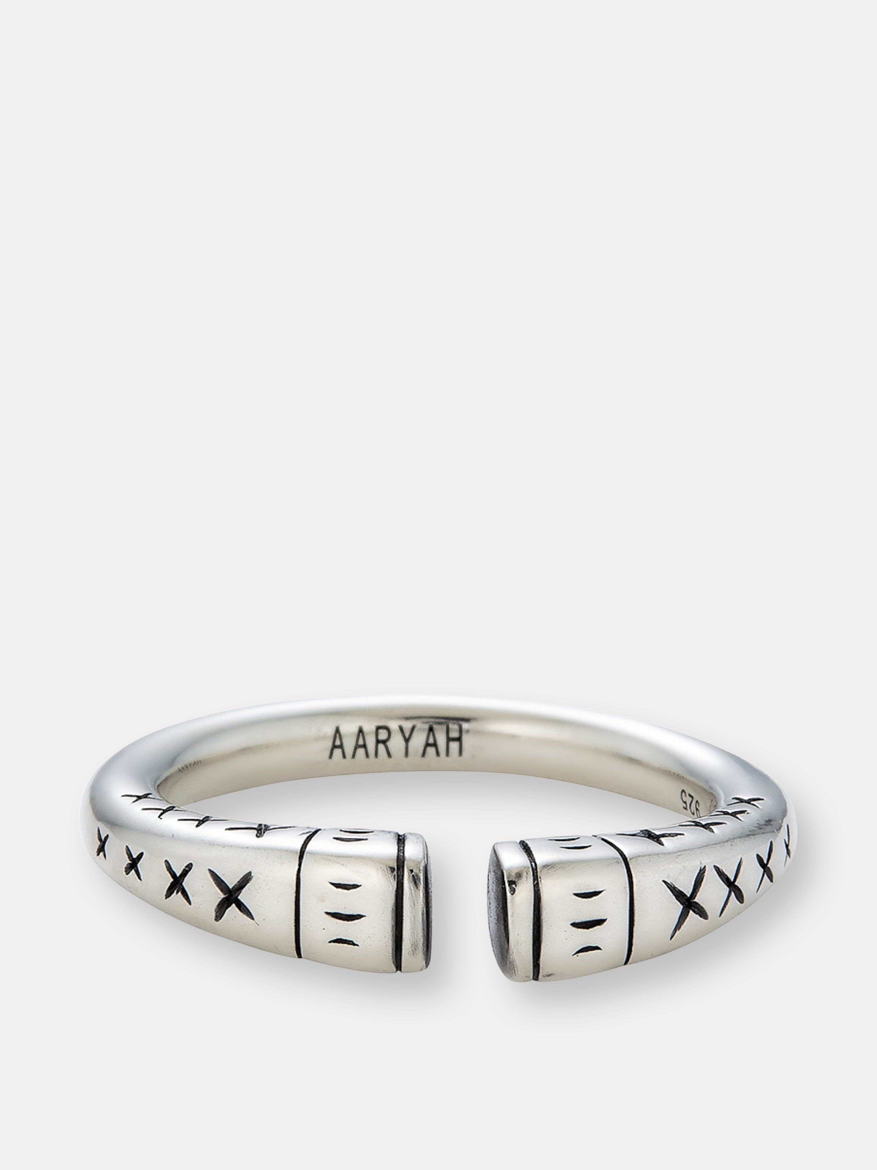 Aaryah Ura Tribal Ring In Grey