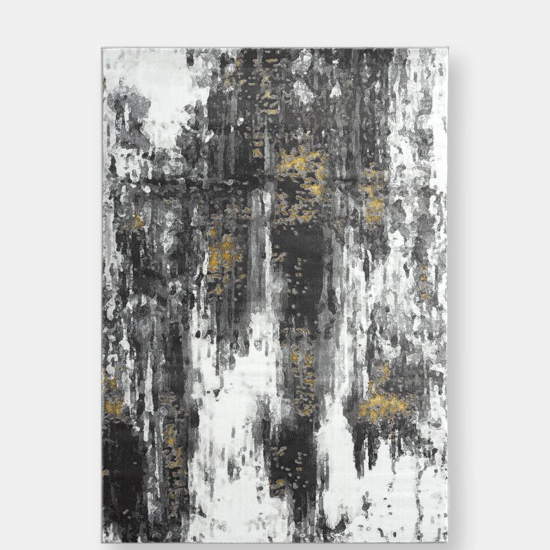 Abani Rugs Abani Luna Contemporary And Abstract Area Rug In Grey