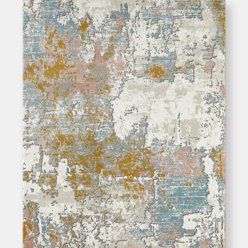 Abani Rugs Abani Porto Contemporary Distressed And Burnt Area Rug In Brown