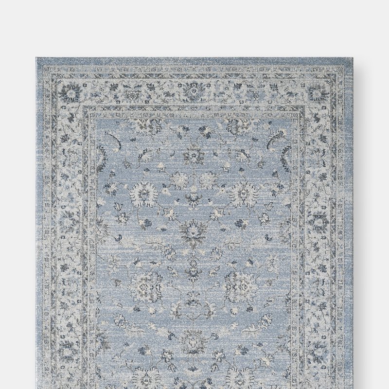 Abani Rugs Abani Troy Floral Area Rug In Blue