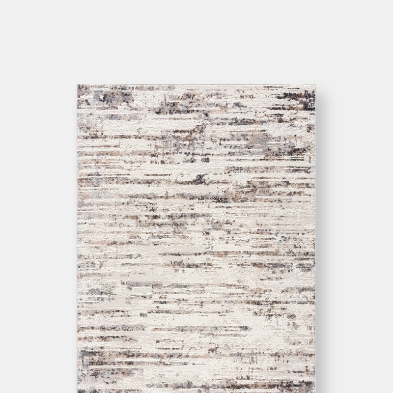 Abani Rugs Dune Contemporary Linear Area Rug In Grey