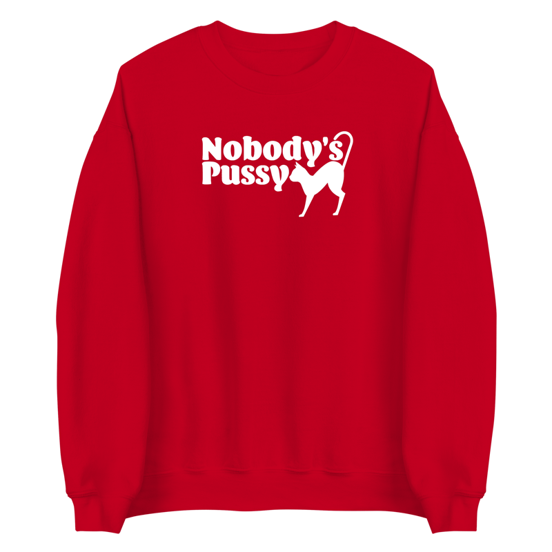 Nus Nobody's Pussycat Crewneck In Red