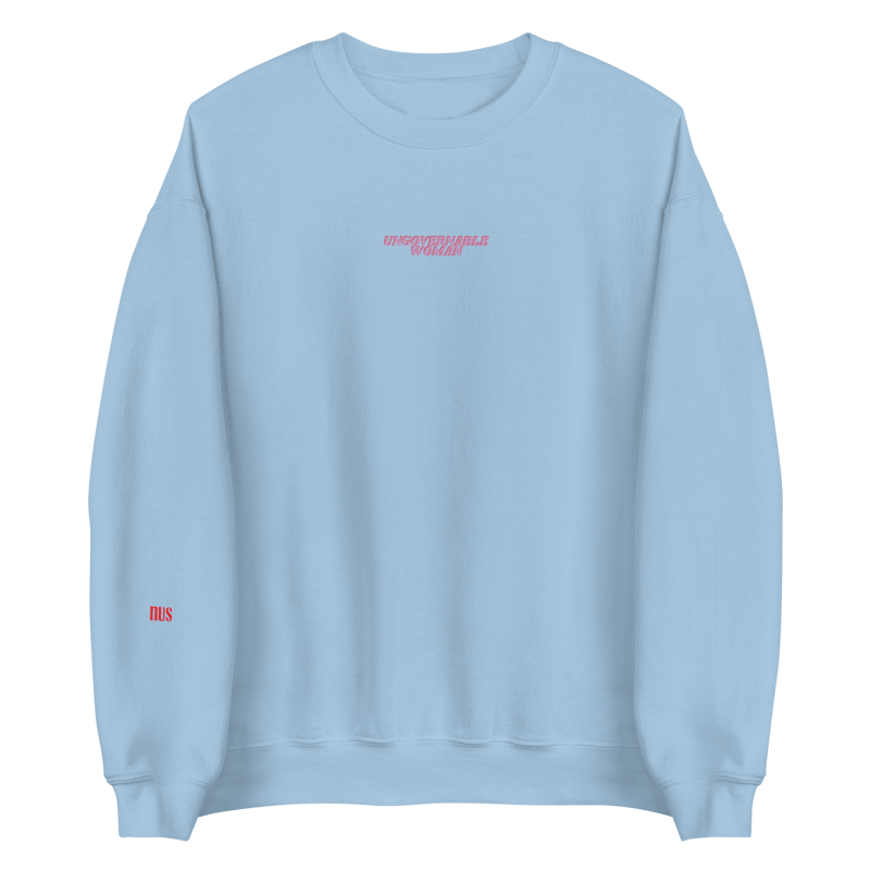 Nus Ungovernable Woman Crewneck In Blue