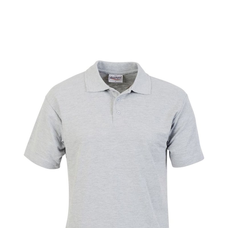Absolute Apparel Mens Pioneer Polo (sport Gray)