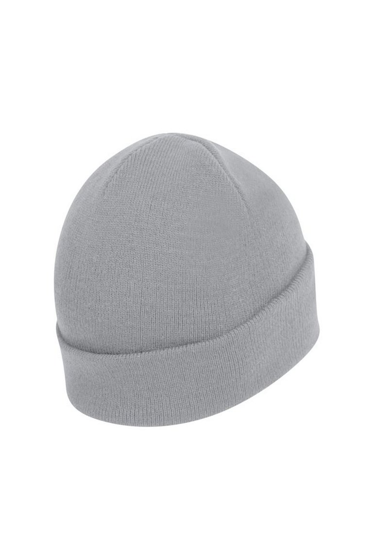 Knitted Turn Up Ski Hat - Sport Grey
