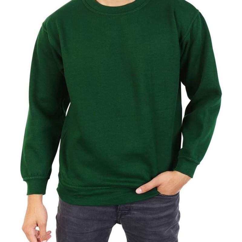 Absolute Apparel Mens Magnum Sweatshirt In Green