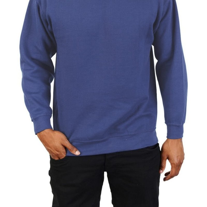 Absolute Apparel Mens Magnum Sweatshirt In Blue