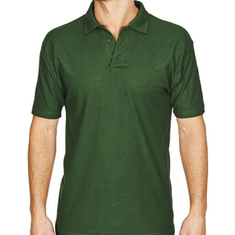 Absolute Apparel Mens Pioneer Polo T-shirt In Green