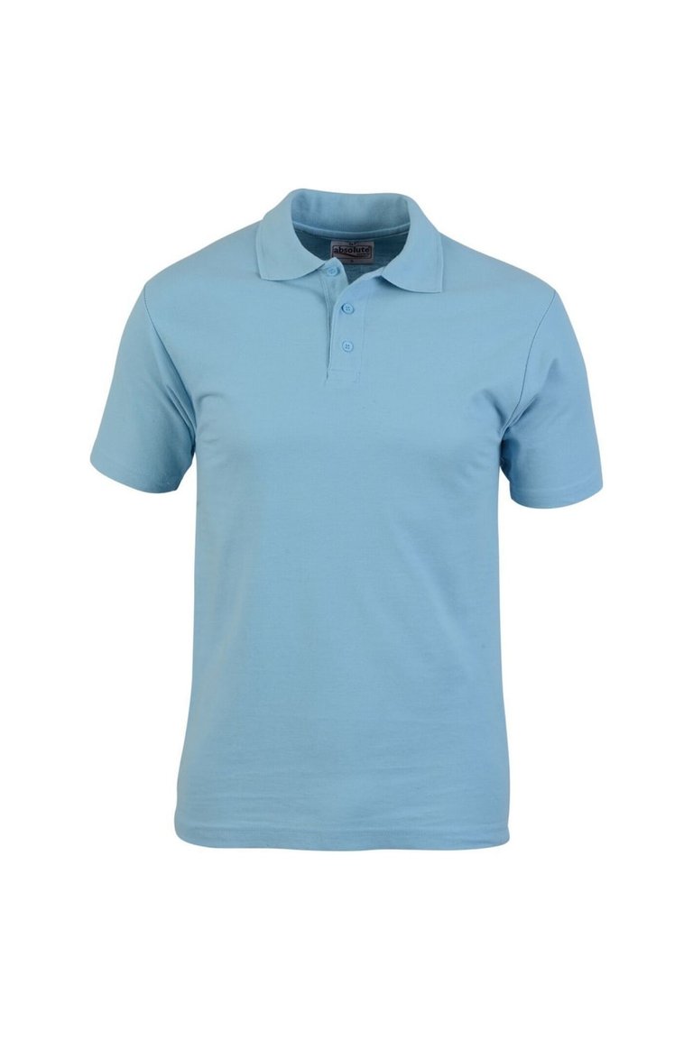 Mens Pioneer Polo T-Shirt - Light Blue