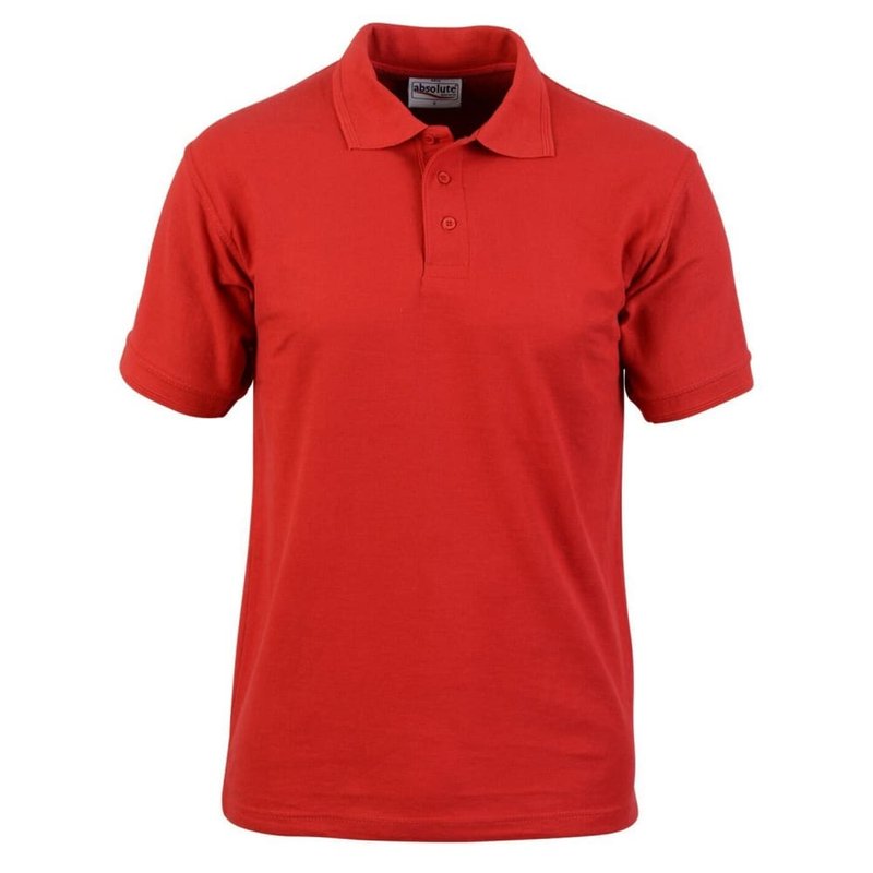 Absolute Apparel Mens Precision Polo In Red