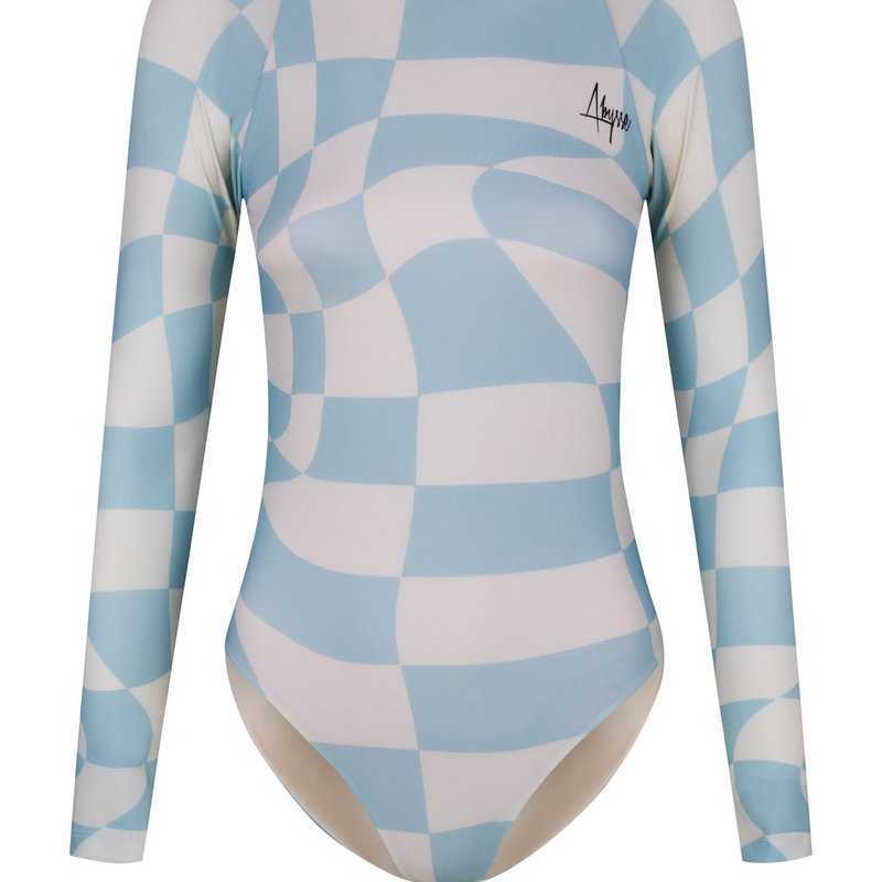 Abysse Billie Long Sleeve One Piece In Blue