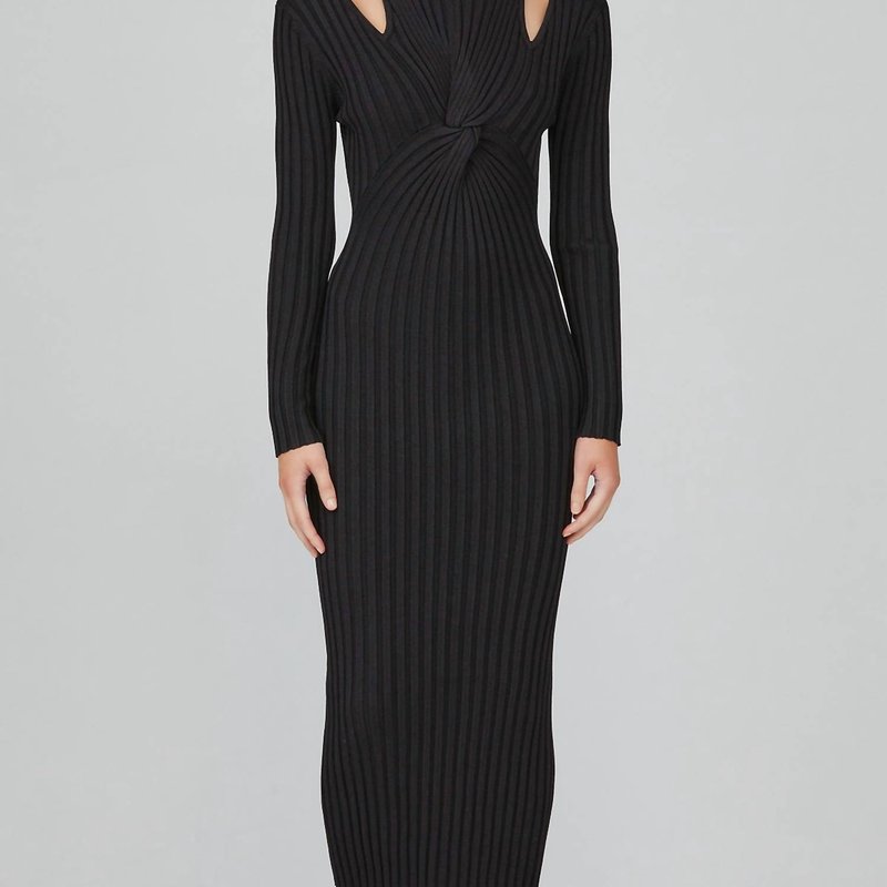 Shop Acler Collins Dress In Black