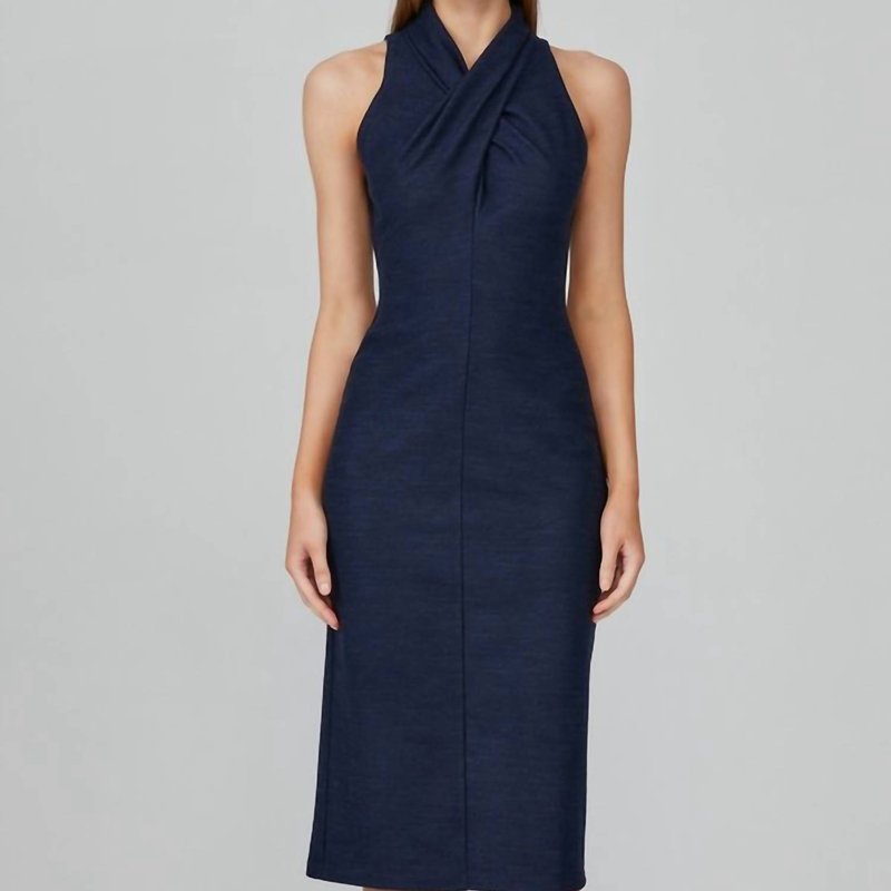 Shop Acler Kensington Dress In Blue