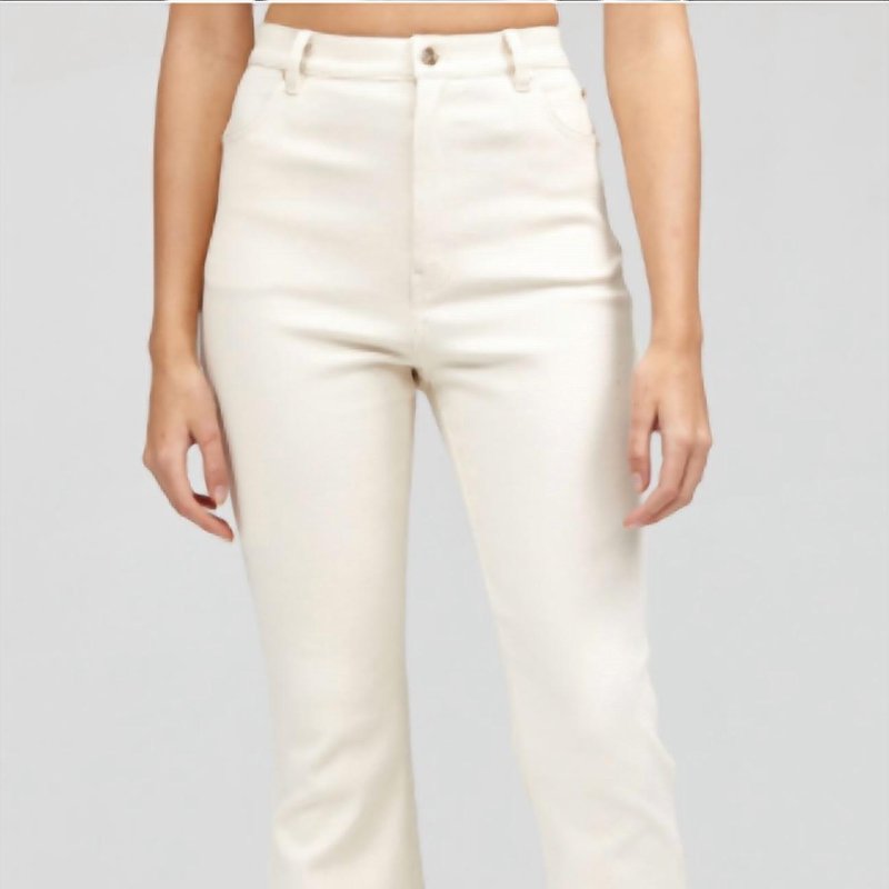 Shop Acler Lewis Denim Jean In White