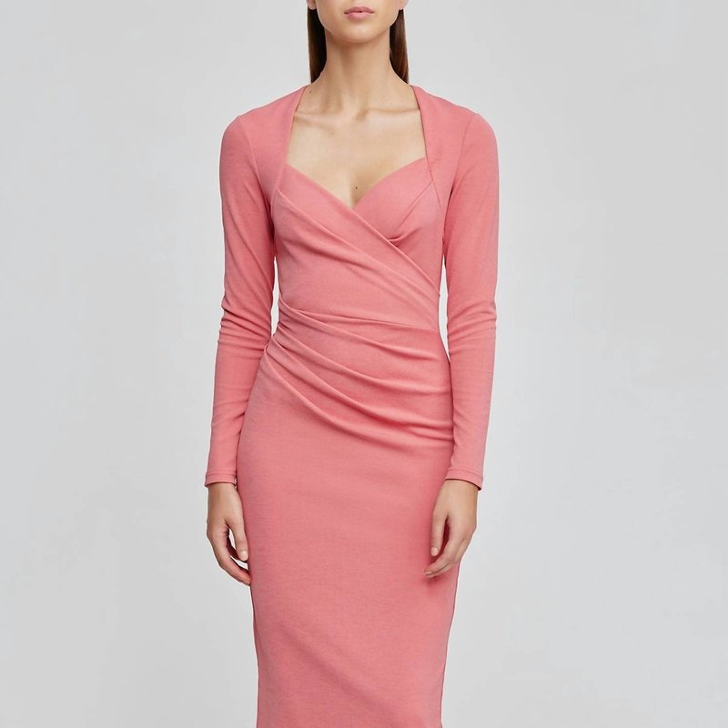Shop Acler Marwood Dress In Pink