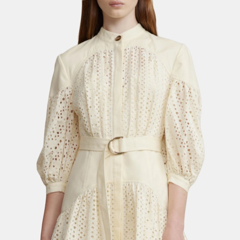 Acler Moore Dress In Off White