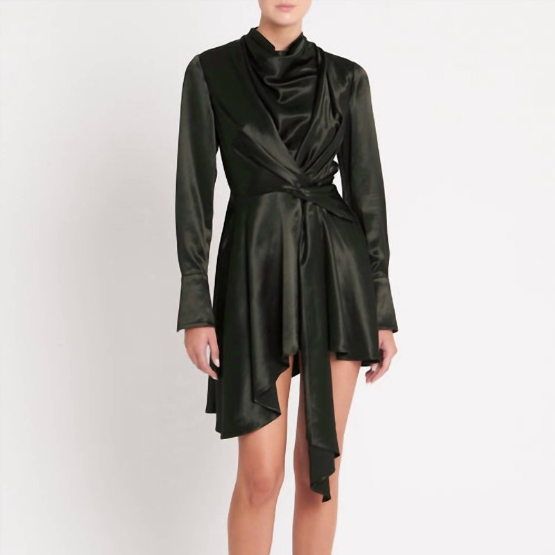 Shop Acler Simmons Dress In Green