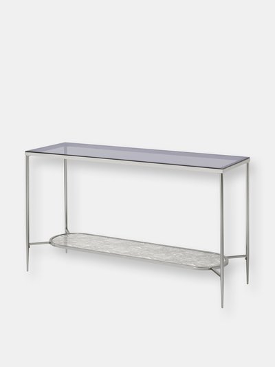 ACME Furniture ACME Adelrik Sofa Table, Glass & Chrome Finish product
