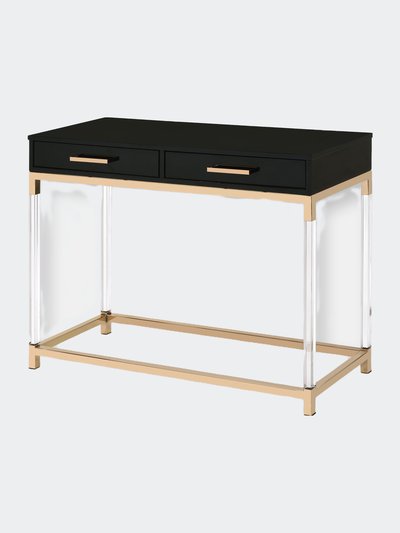 ACME Furniture Adiel Console Table, Black & Gold Finish product