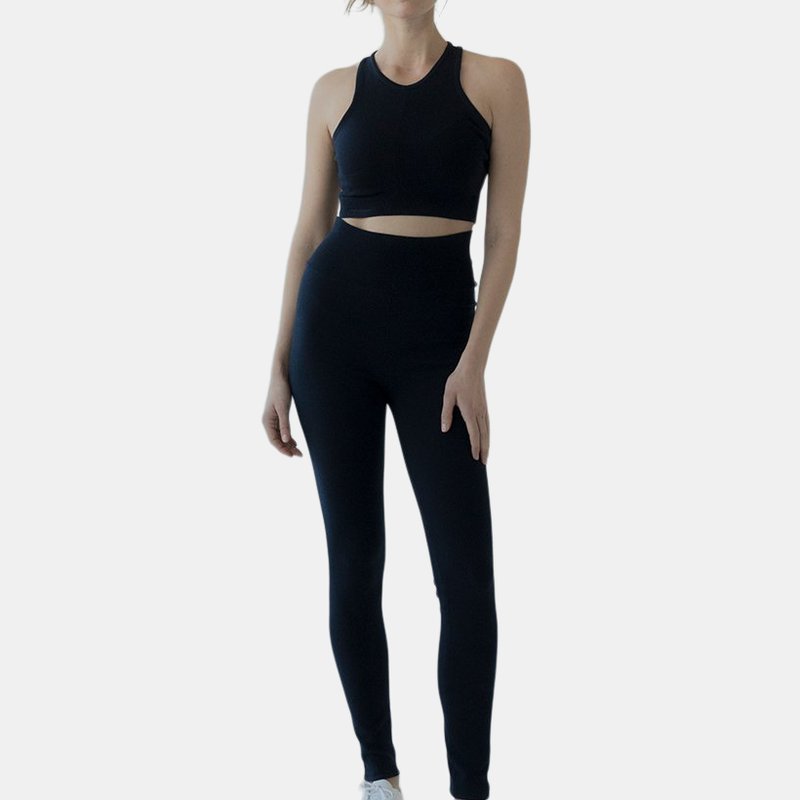 Shop Active Cashmere Women's Cropped Top In Black